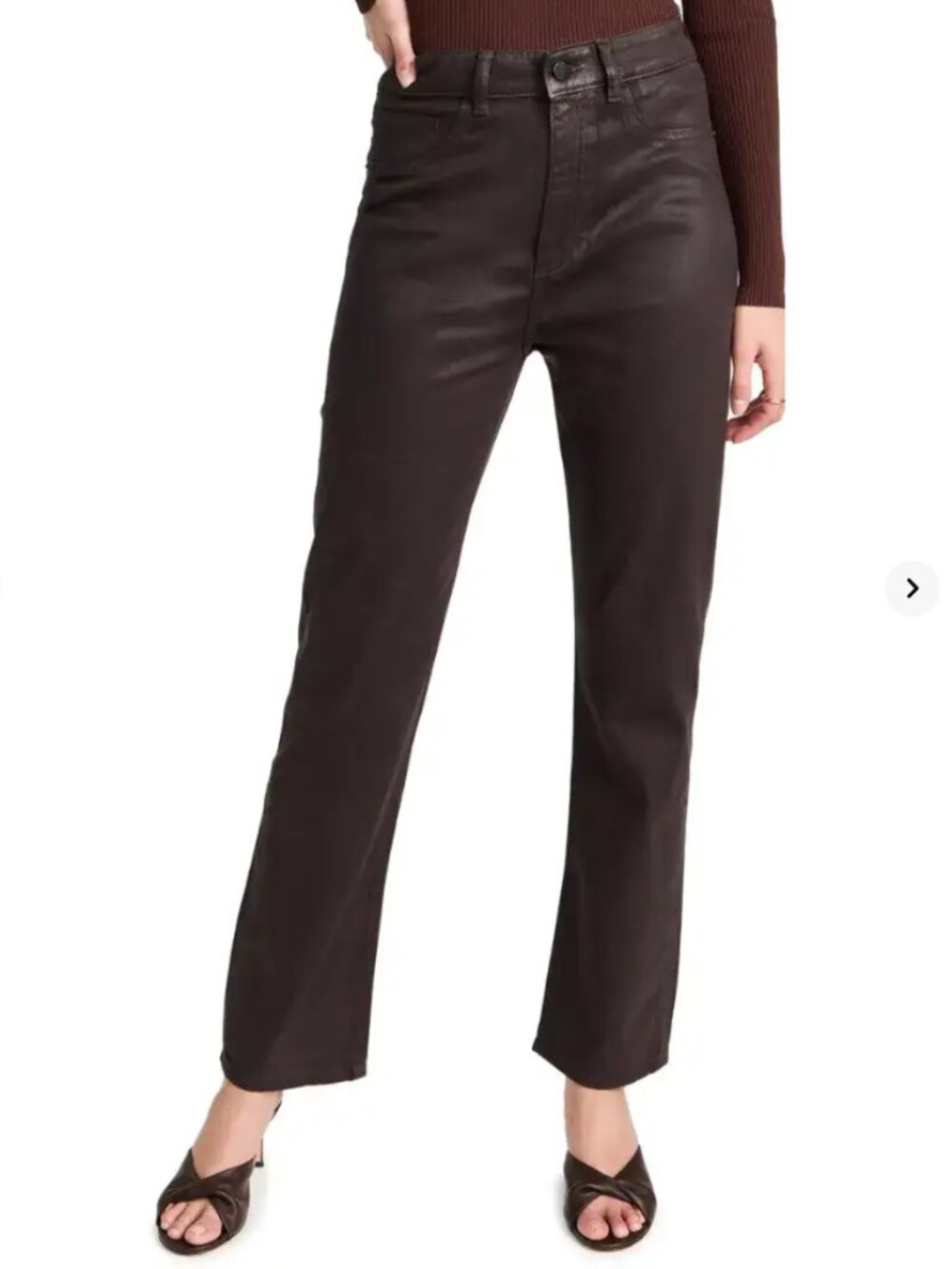 NWT DL1961 Emilie Straight Ultra High Rise Vintage 31" Ultimate Knit - Womens 28